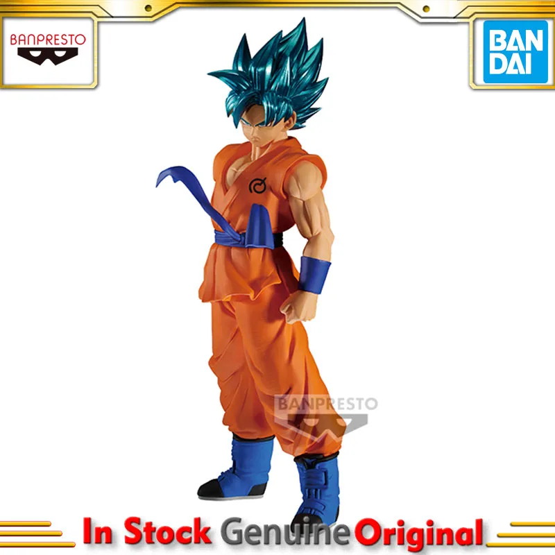 بانداي بانبريستو الأصلي لعبة دراغون بول سوبر بلود أوف سايان سون جوكو الشكل-أنيمي لعبة مجسمة لسطح المكتب الحلي هدية #3