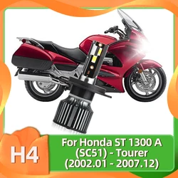 1PC Motorcycle Headlight LED H4 12V Bulb Hi Lo Beam 7500LM 50W For Honda ST 1300 A (SC51) - Tourer 2002 2003 2004 2005 2006 2007