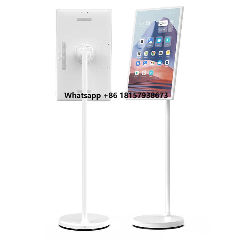 

32-Inch Interactive 4K Smart Android TV Detachable Touch Screen Tablet LED White Portable Home Entertainment Travel