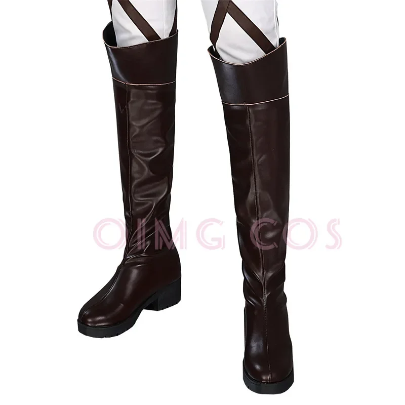 Attack On Titan Eren Jaeger Cosplay Shoes Chinese  Anime Style Halloween Game