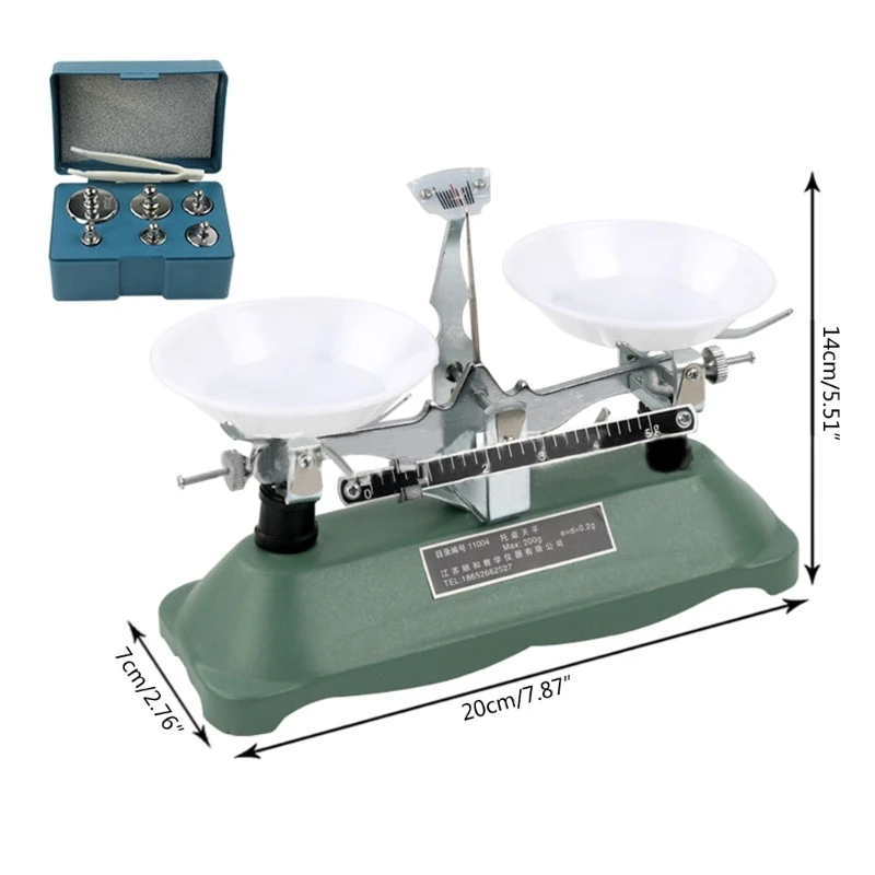 Lab Mechanical Balance Scale Double Pan Balance Scale Balance Tray Table Mechanical Balance Scale for Laboratory Drop Shipping