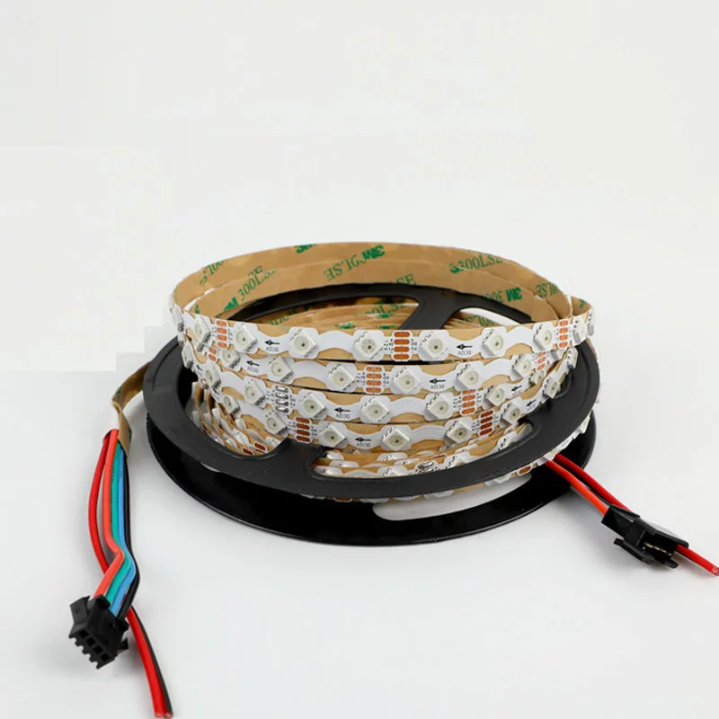 5m S Shape 12V WS2815 8MM Zigzag LED Strip Inside IC Addressable 3D Colorful Word Advertising Board Door Head Sign Colorful Logo