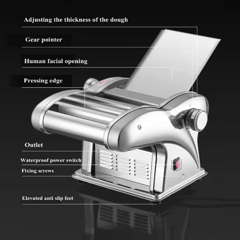 

Home Electric Automatic Small Multi-functional Rolling Machine Family Special Stainless Steel Noodle Machine