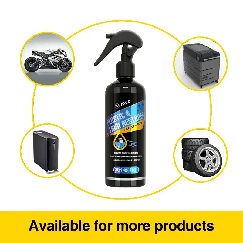 Plastic Restorer Back To Black Gloss Car Cleaning Products Auto Polish Coating Car Detailing Renovator Shine Brighten