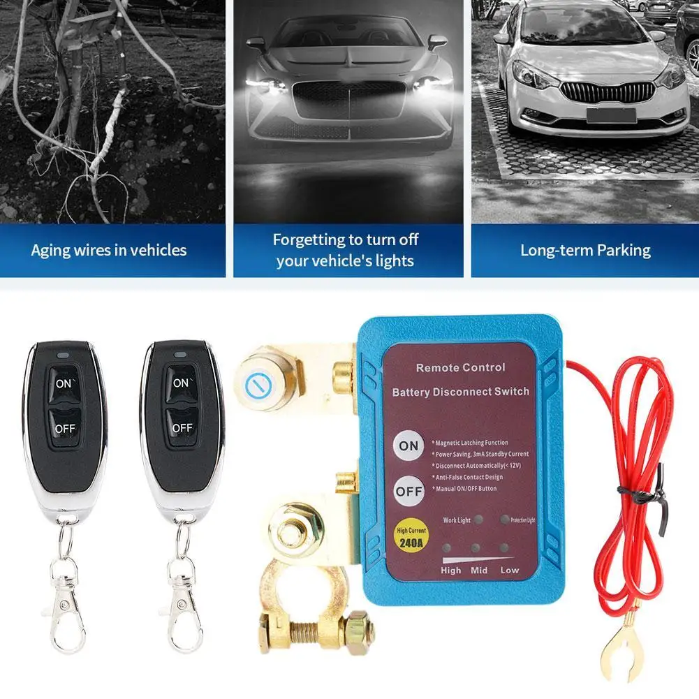 

Car Battery Remote Power Off Switch 12V Protection Car Battery Not Leaking Electricity To Increase Battery Life Car Accessories