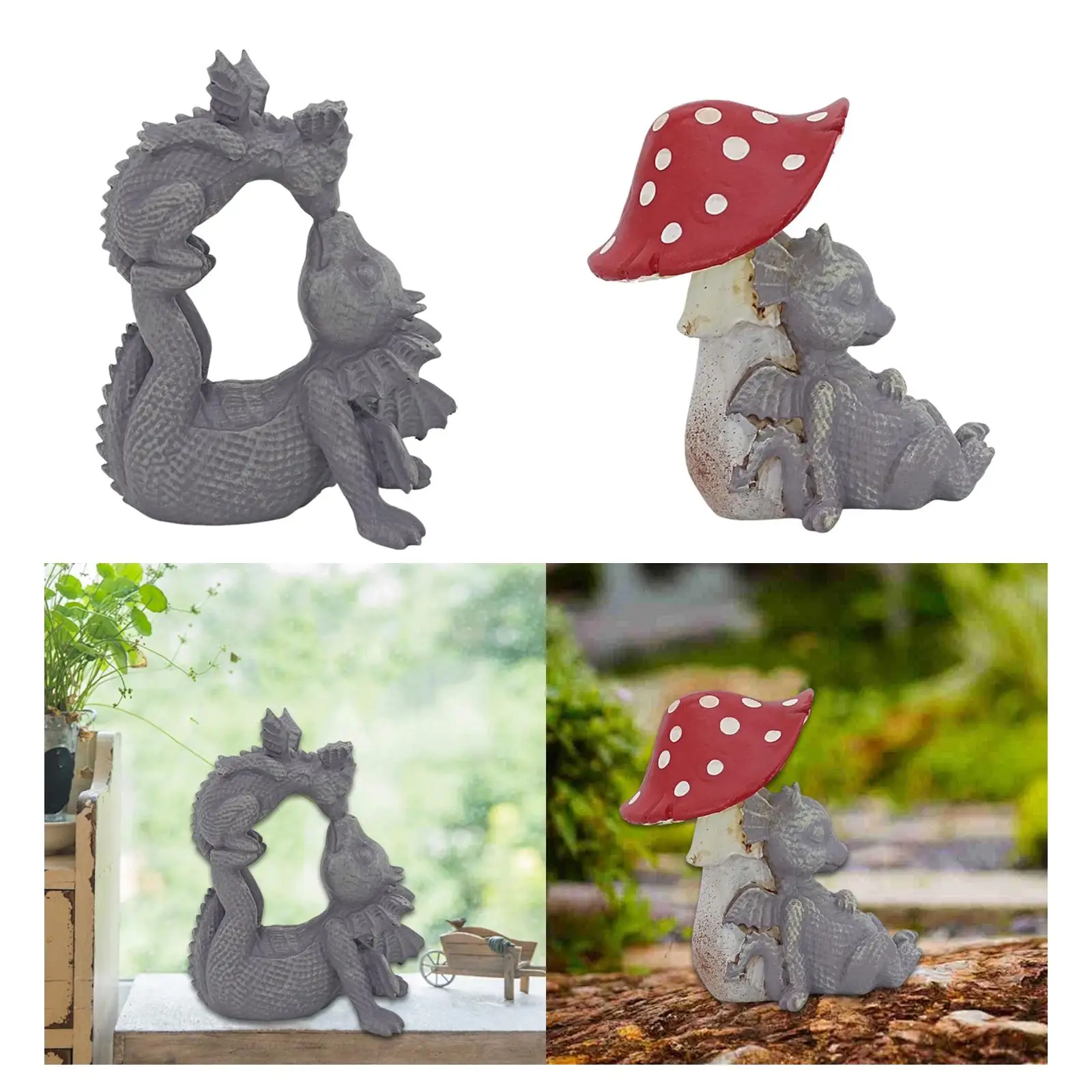

Animal Statue Gift Crafts Creative Collection Decor for Porch Lawn Patio