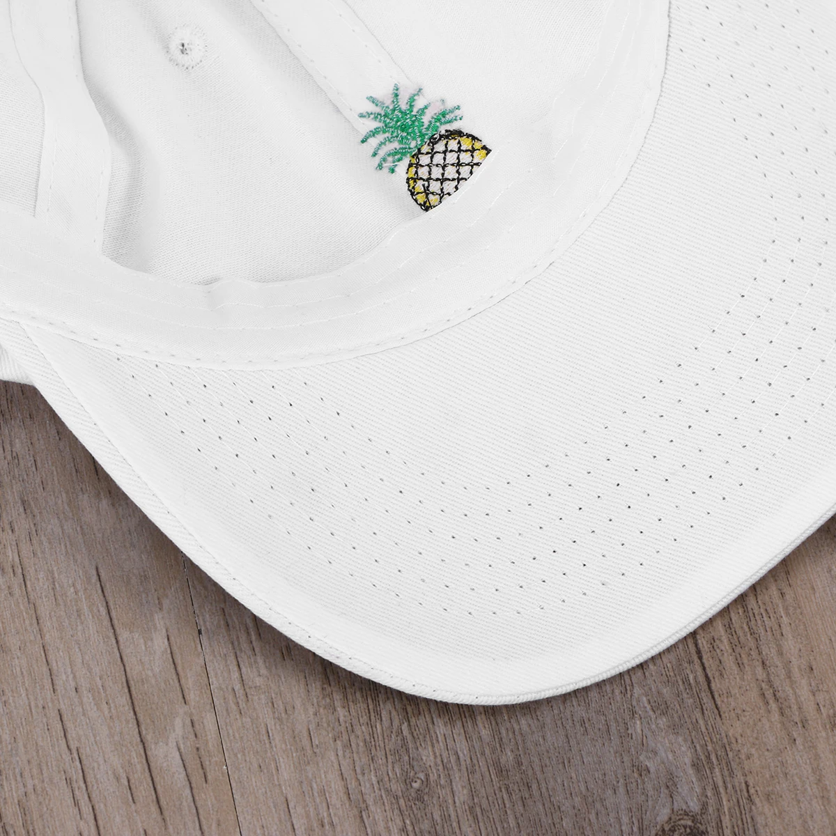 

Embroidered Baseball Cap Pineapple Peaked Summer Hat Sun Protection Low Profile Unisex Adjustable Soft Comfortable