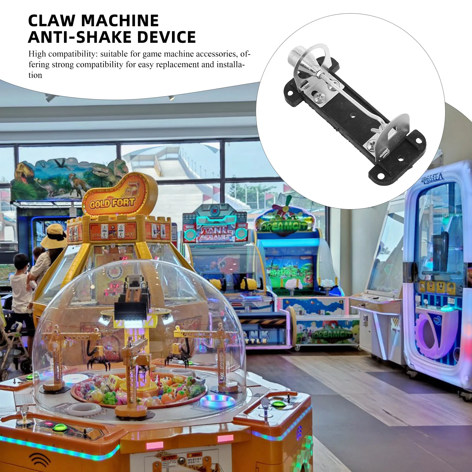 

Stability Enhancer for Claw Machine Kids Mini Pinball Machine Accessory High Compatibility Smooth Gameplay Long-Lasting
