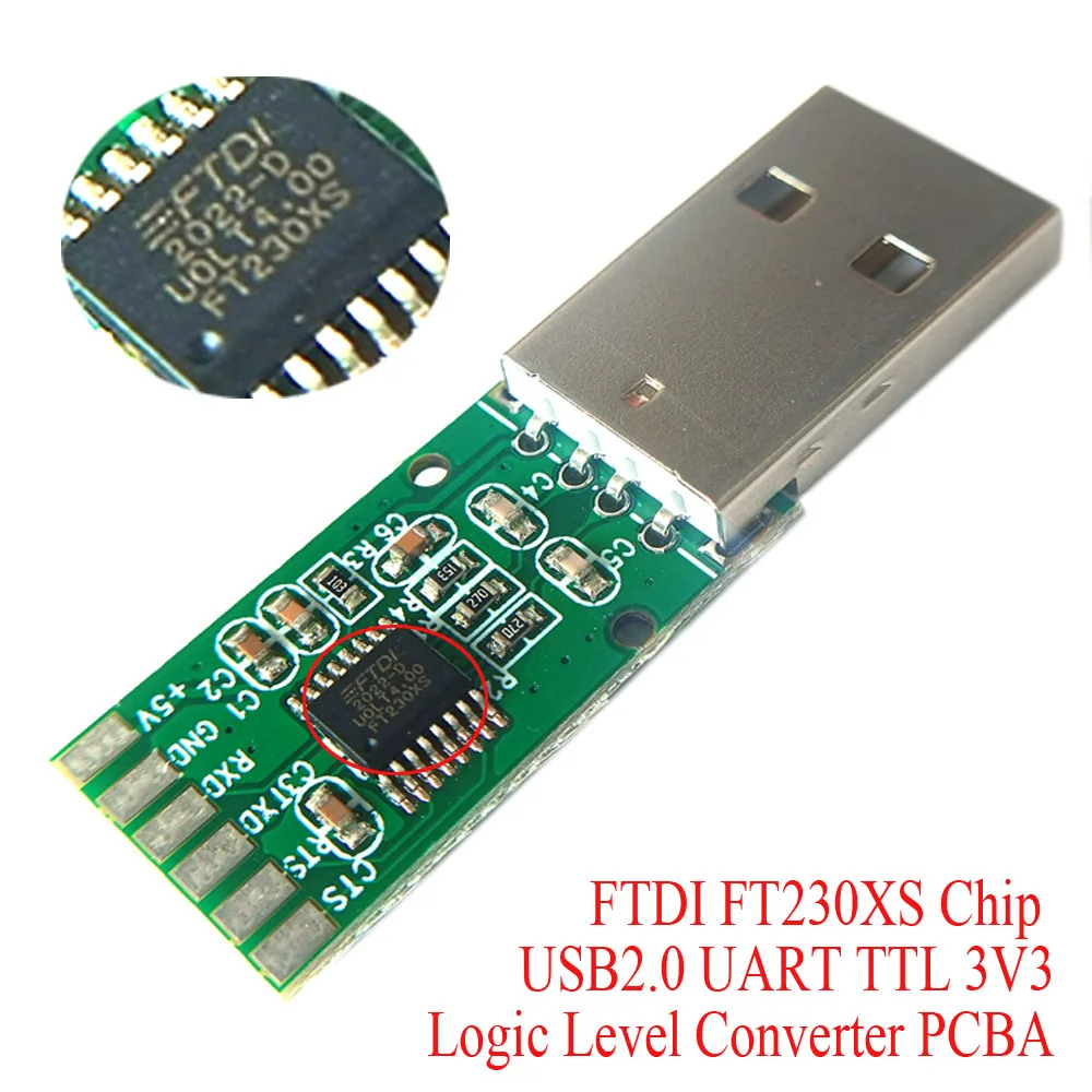 

FTDI FTDI FT230/XS Breakout UMFT230XB USB UART TTL Serial Converter for Flash Debug Cable Upgrade Download Programmer