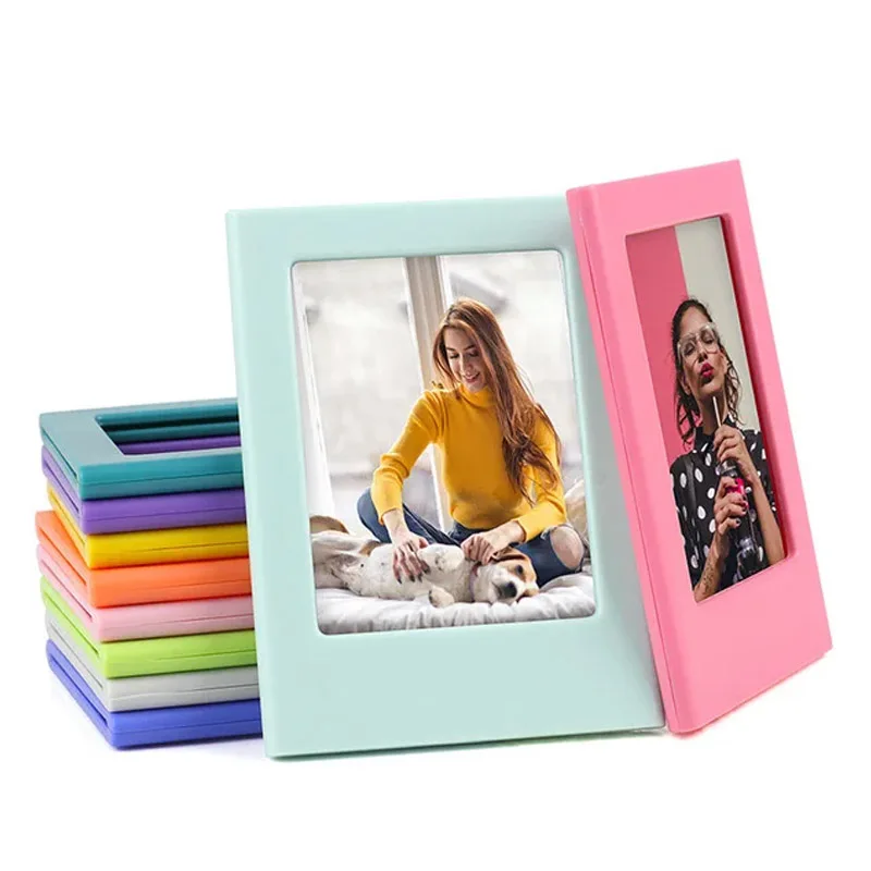 5pcs Magnetic Photo Frames for Fujifilm Instax 12 11 Mini Film Papers Double Sided Fridge Picture Frame Magnets Artwork Frames