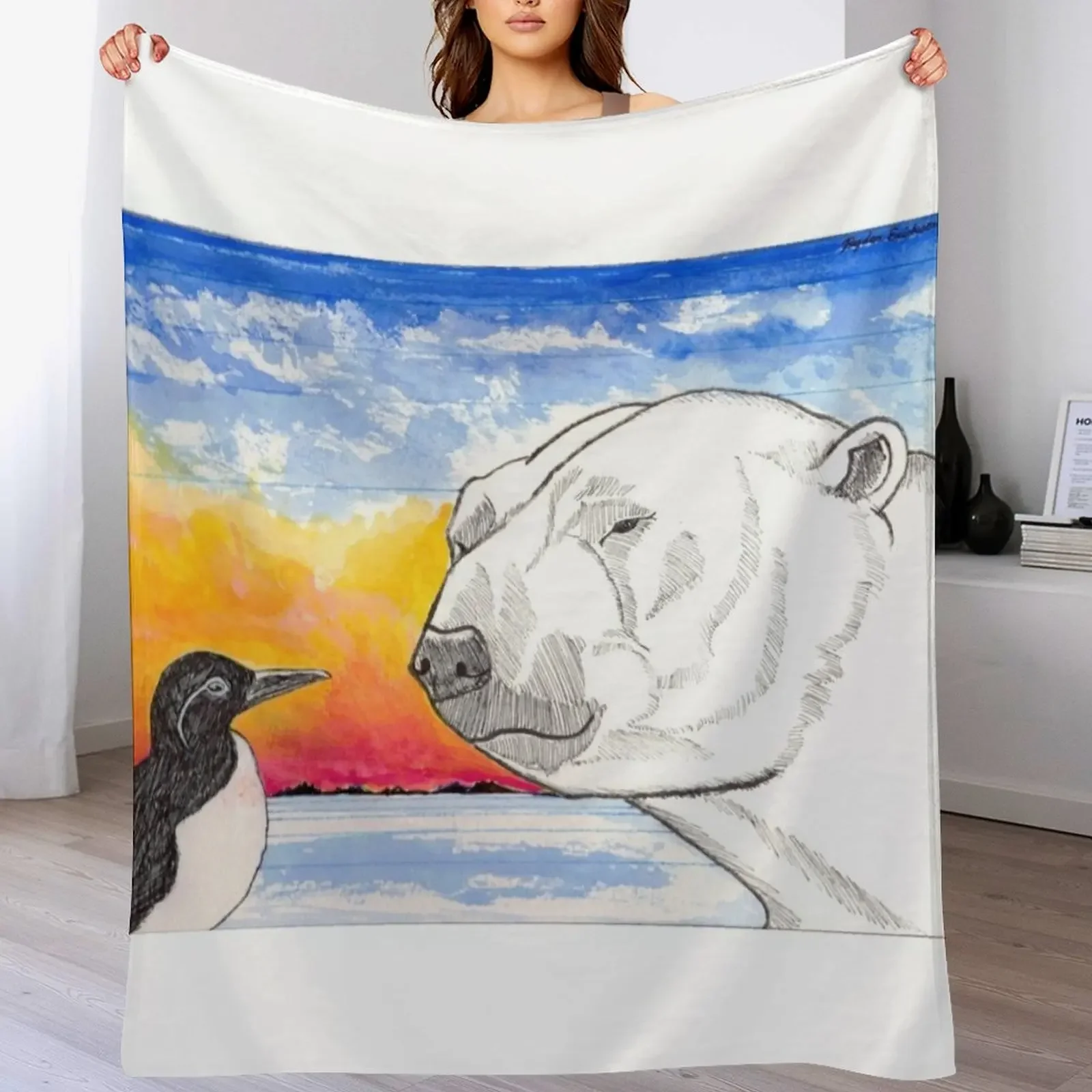 

The Stare Down Throw Blanket Extra Large Throw blankets ands heavy to sleep Custom Blankets