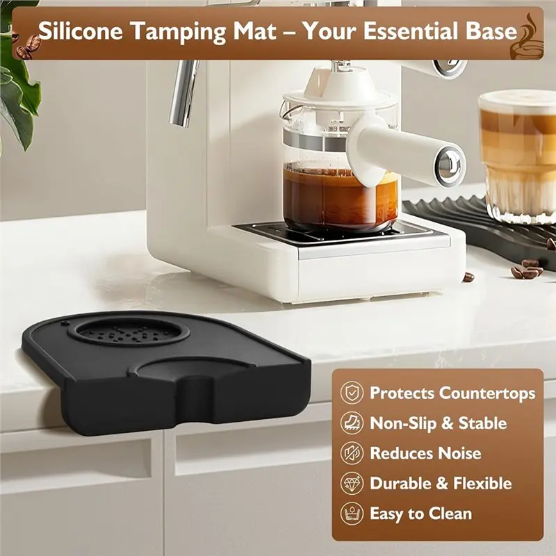 B50C Spring Tamper, Magnetic WDT Tool, Funnel & Tamping Mat For Breville 54Mm Portafilter Espresso Accessories Kit