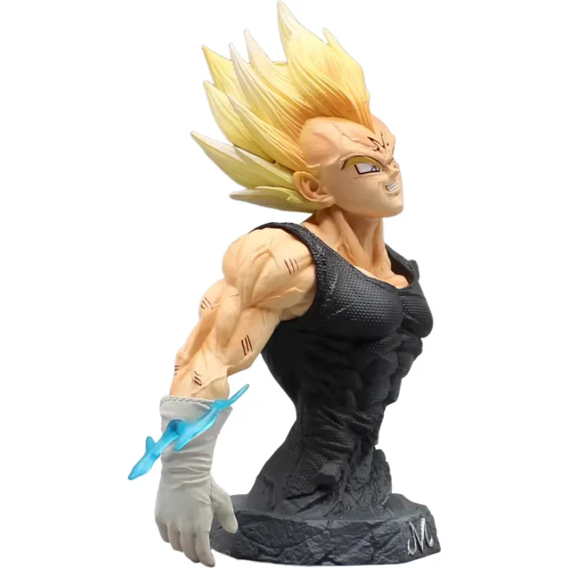 16.5 cm Dragon Ball Demonize Vegeta Buste Anime Action Figure Model Standbeeld Collectie Desktop Decoratie Ornament Speelgoed Jongens Geschenken