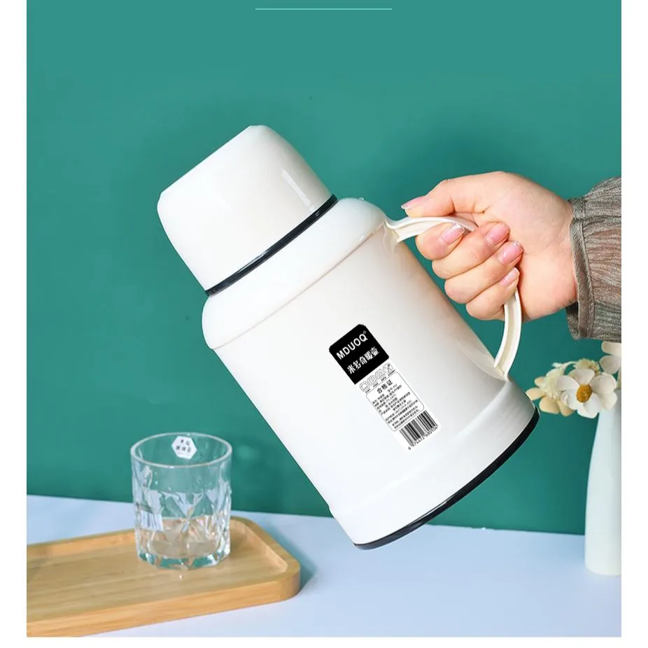 Portable Large Capaci Insulated Hot Water Bottle Cute Glass Tea Pot for Home Use Boiling Water Bottle Warm Water Bottle view 4