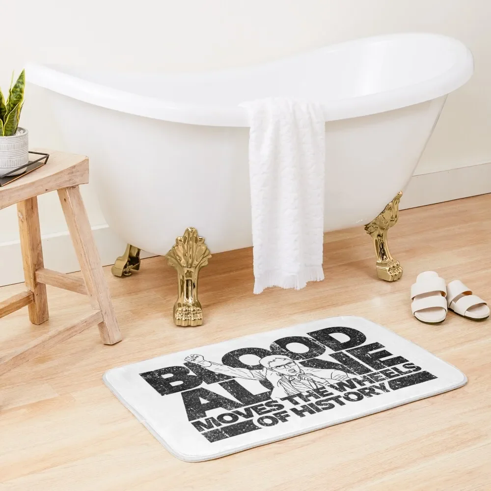 

Dwight Schrute - Blood Alone Moves The Wheels of History (Variant) Bath Mat Household Items Washable Non-Slip Kitchen Rug Mat
