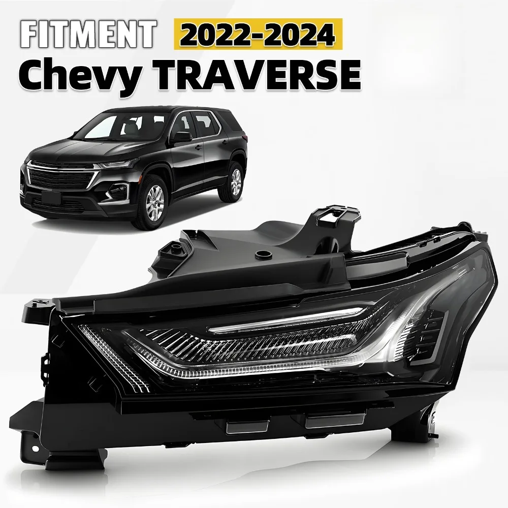 For 2022 2023 Chevy Traverse 2024 Limited LED DRL Turn Signal Light Left Driver