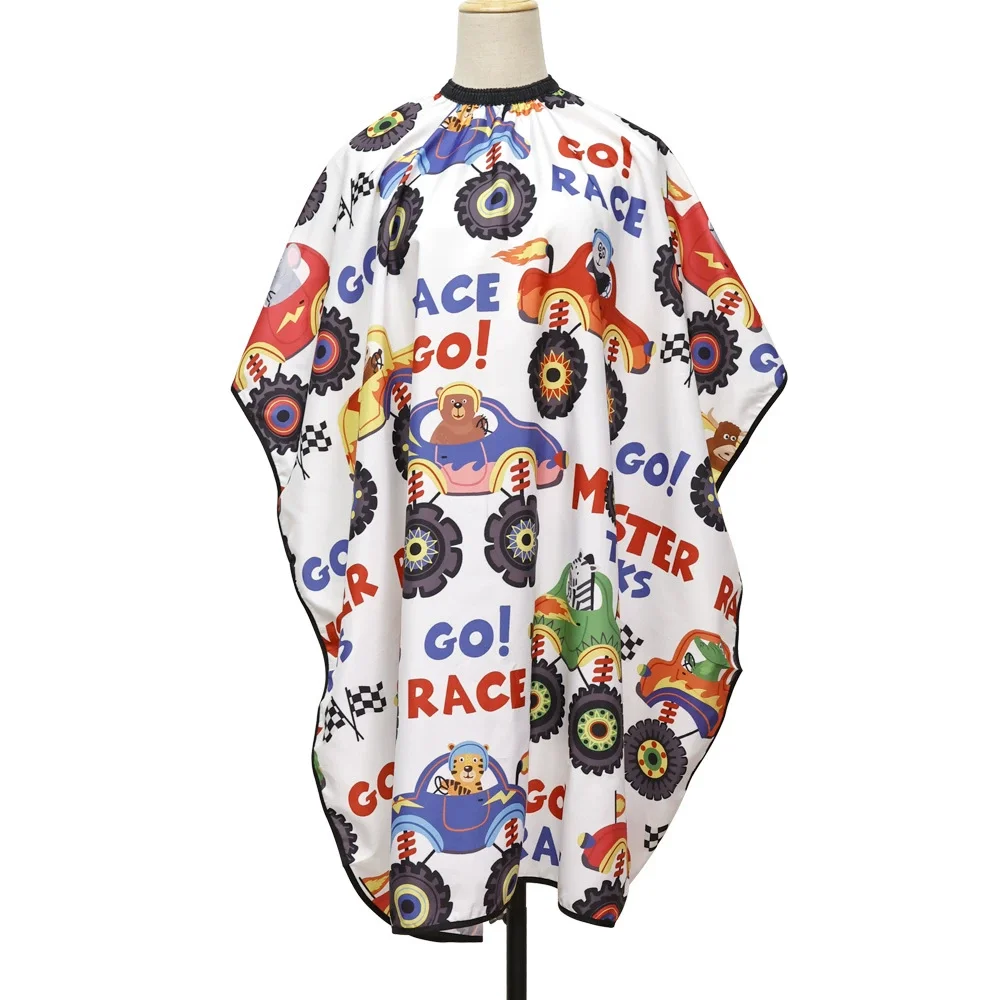 Cartoon Pattern Haircut Styling Gown Salon Kids Hairdressing Cape Barber Shop Household Child Hair Cut Cape Hairdresser Apron