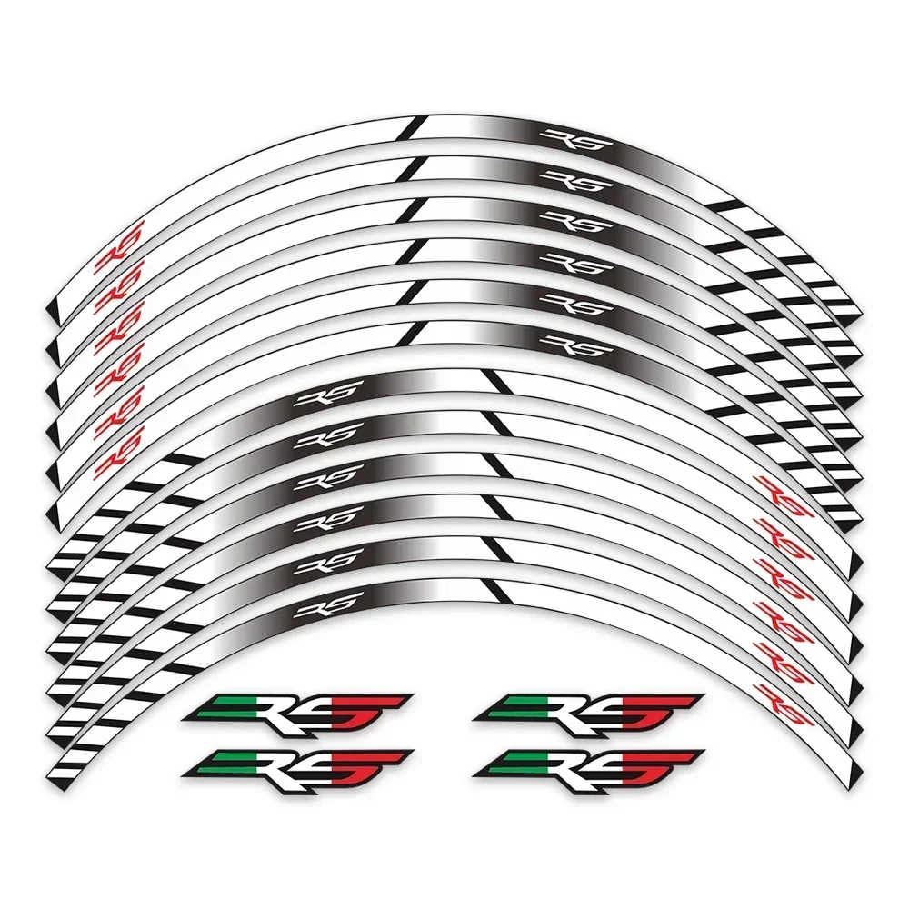 For APRILIA RS 125 50 250 RS125 RS50 RS250 Motorcycle Parts Contour Wheel Decoration Decal Sticker - 3 moto