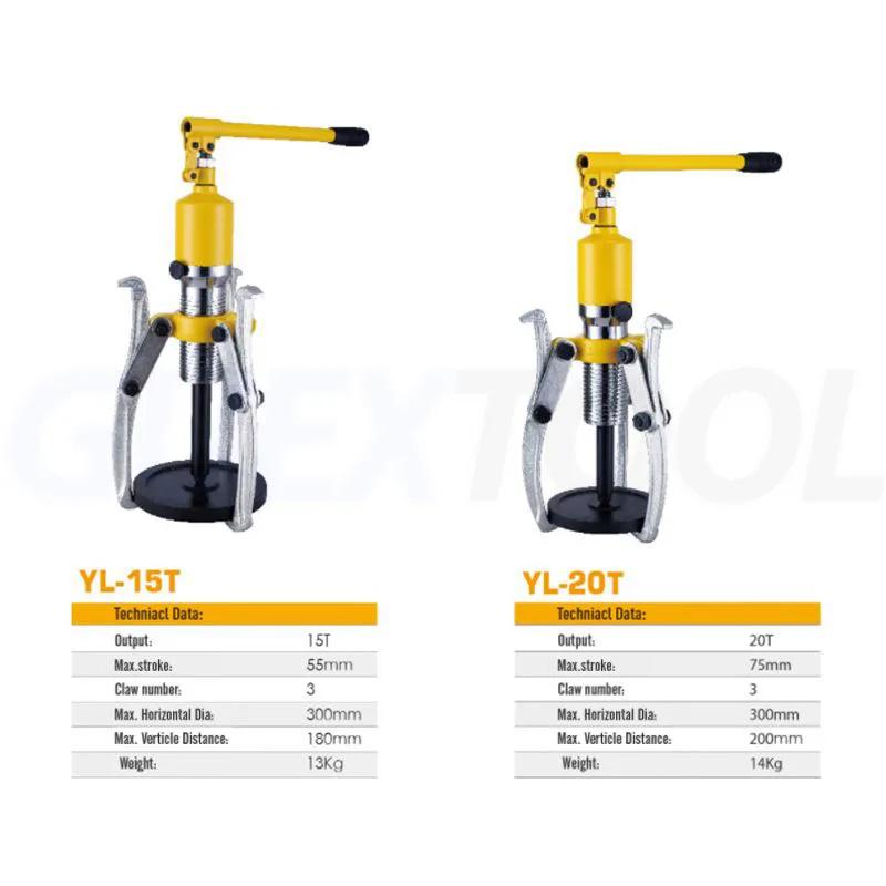 15T/20T Hydraulic Puller Disassembly Bearing Three Claw Puller Manufacturer Direct Sales