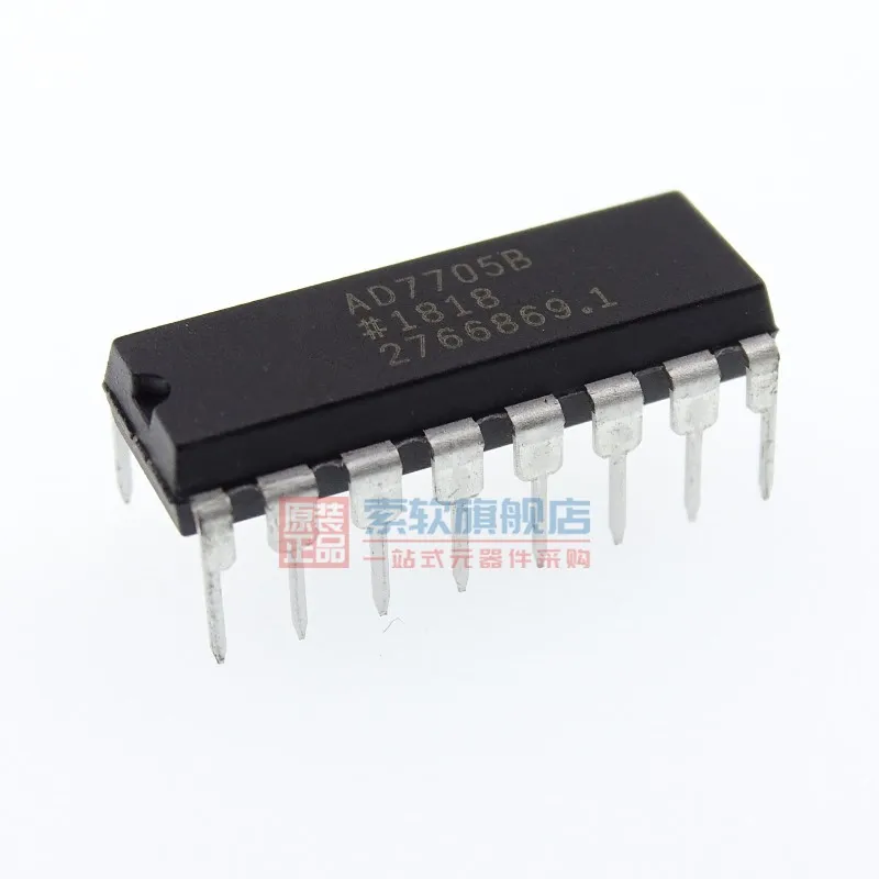 Free shipping    AD7705BN AD7705BNZ AD7705  DIP-16     10PCS