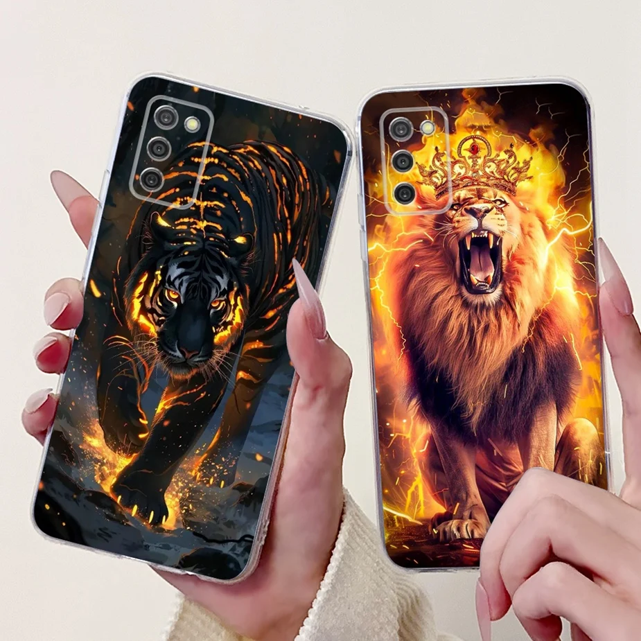 For Samsung Galaxy A03s Case Luxury Butterfly Painted Cover Soft Silicone Phone Case For Samsung A03s A 03 Galaxy A03 Core Shell