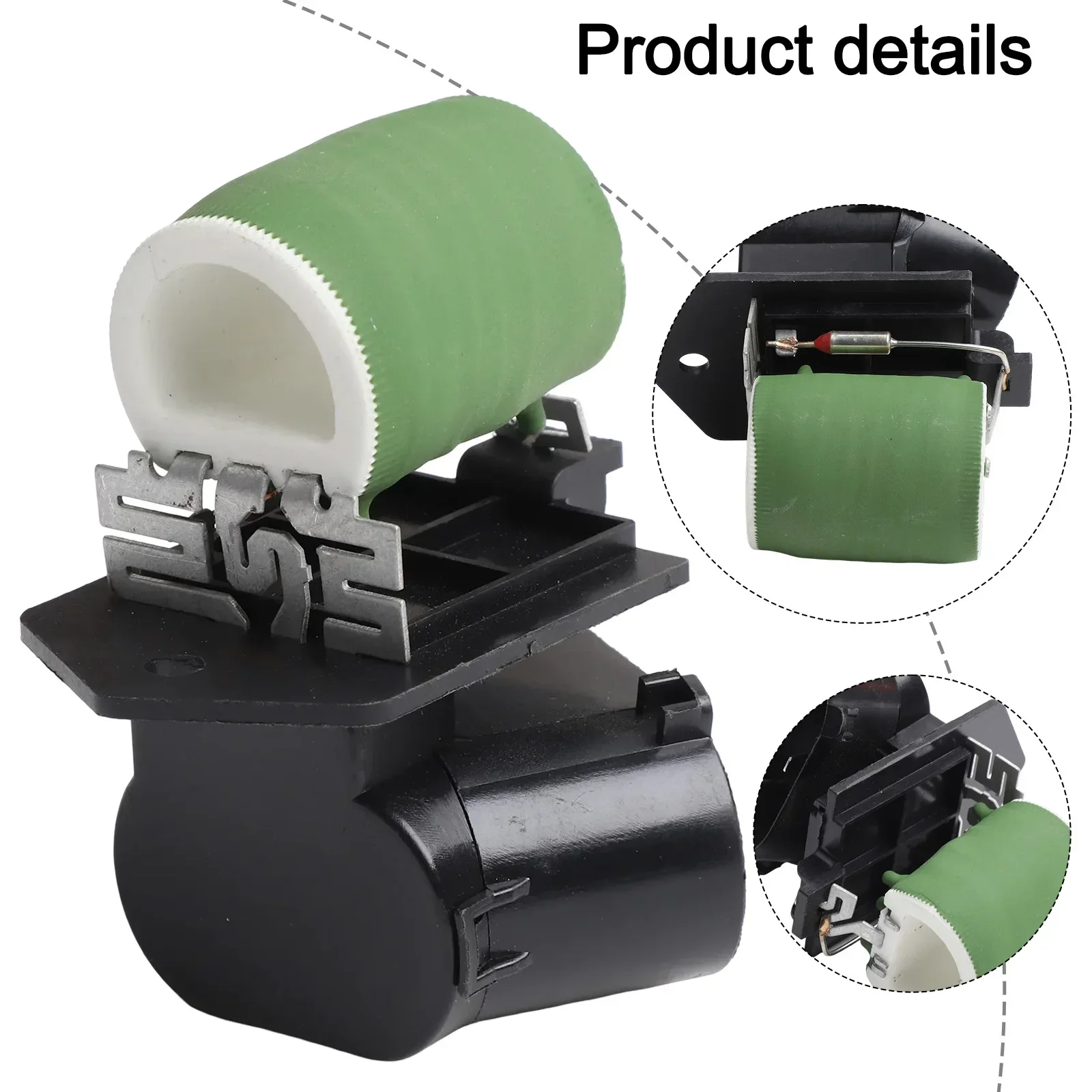 

8390169 Замена двигателя вентилятора 12 В 4-контактный резистор Совместимость 12 В Резистор двигателя вентилятора Дизайн автомобильного резистора