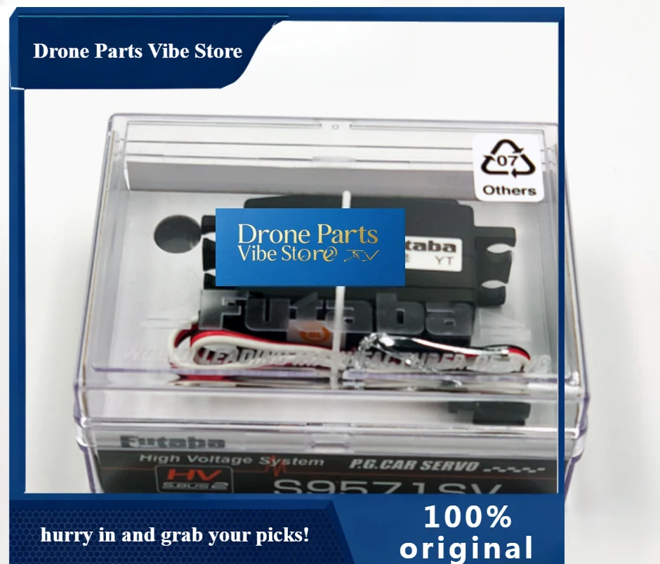 

Drone PartsFUTABA S9571SV High Voltage Digital Short Flat Servo Metal Gear For RC Car