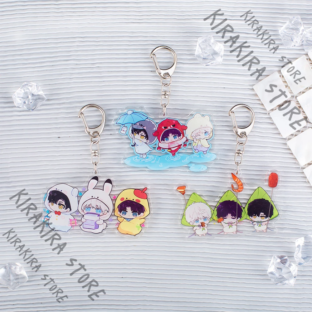

Sylus Caleb Anime Collection Keyring Love and Deepspace Rafayel Zayne Xavier Double-sided laminated acrylic Pendants Ornaments