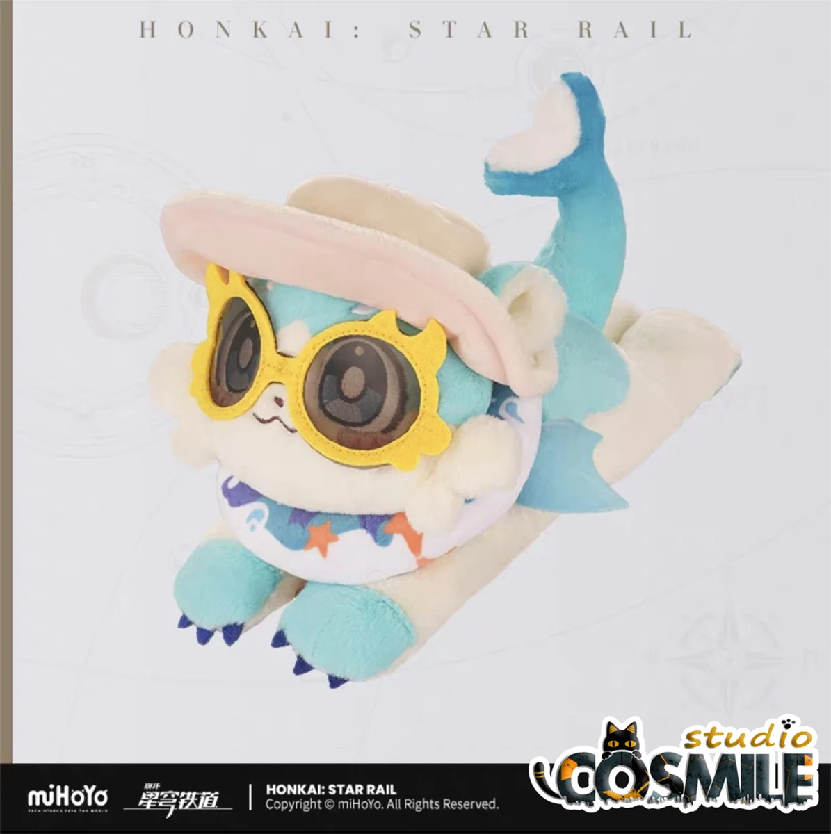 Ufficiale Originale Honkai: Star Rail Lupo Mostro Gyaogyao Braccio Animali Domestici Avventurina Cosplay Peluche Ripiene 20 cm Peluche Bambola Giocattolo Regalo