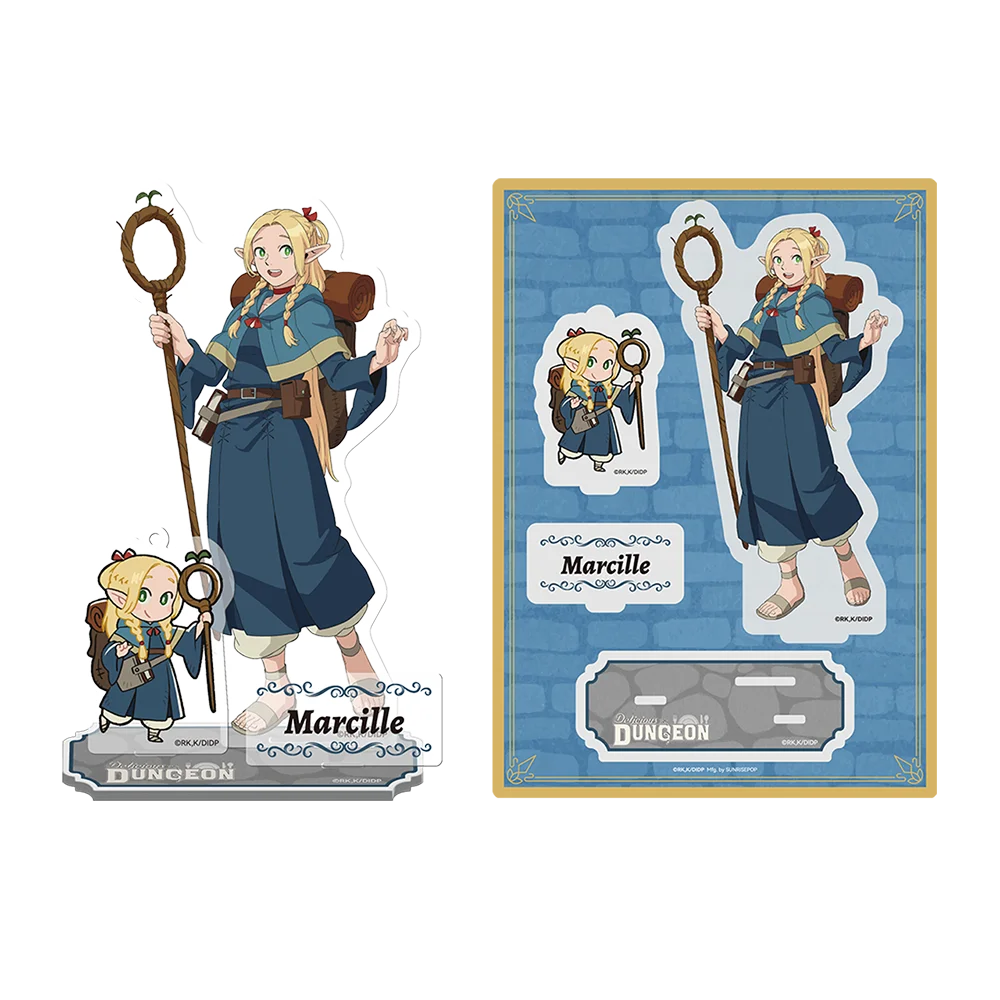 

15CM Charm Anime Delicious in Dungeon Acrylic Stand Model Cosplay Characters Ornament Accessories Goods Collection Gifts