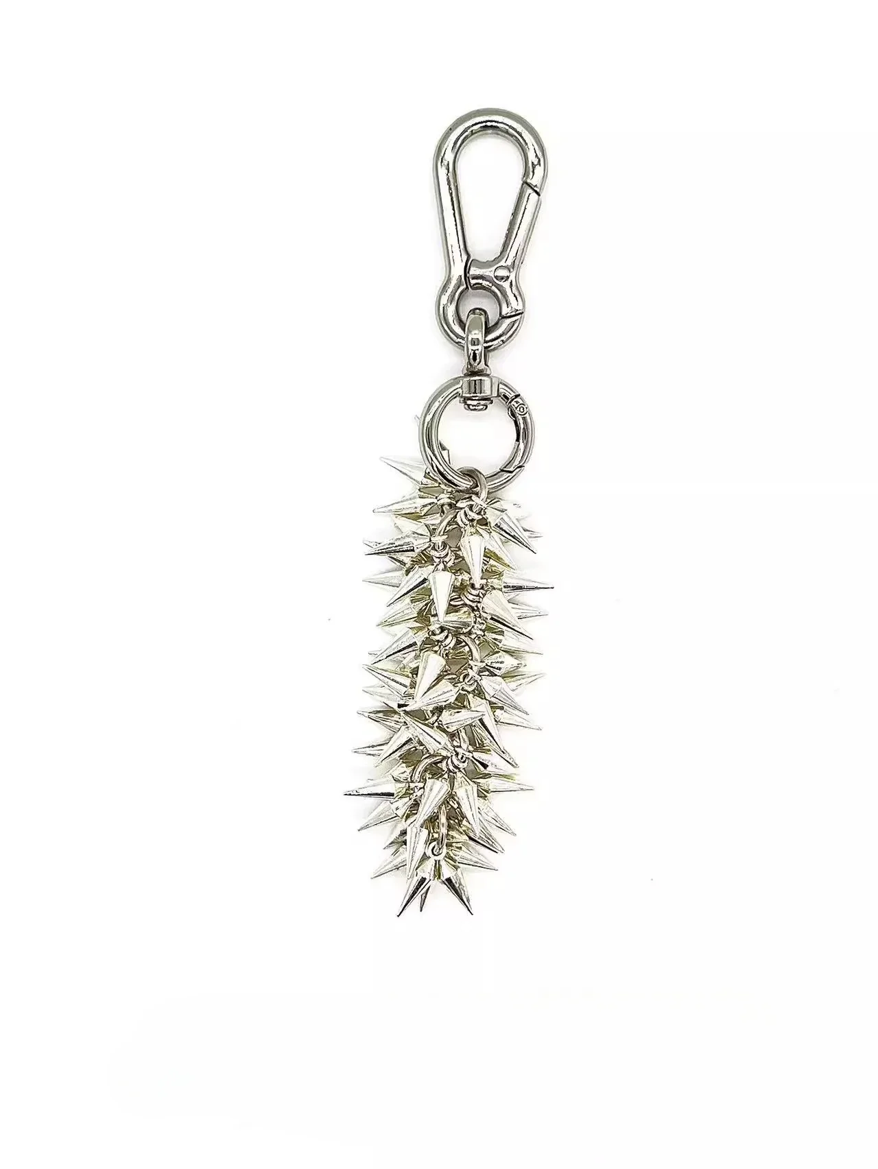 Niche design, rivet pendant, keychain, high street men's and women's same bag lanyard