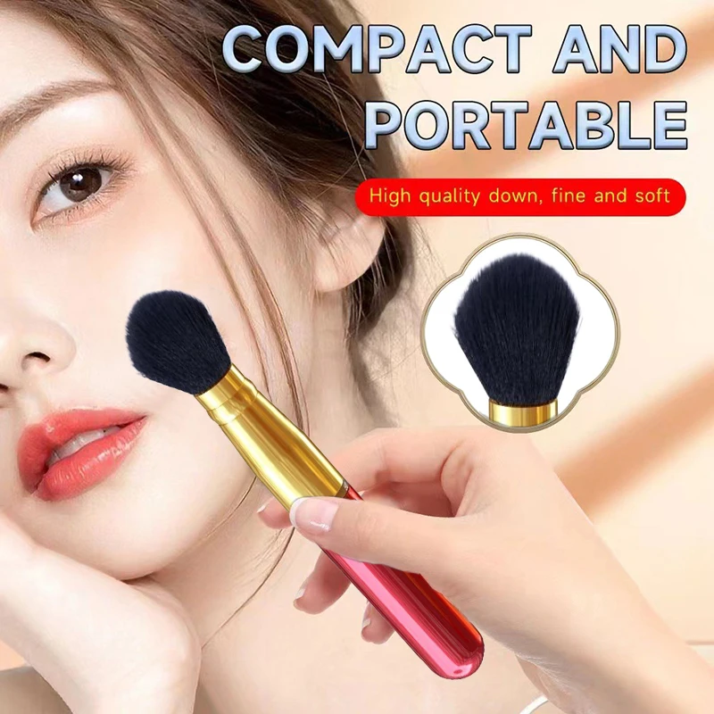 Pennello cosmetico elettrico Fondotinta Fard Cipria in polvere Strumento lavabile Tipo di batteria Pennello per trucco Ingranaggi a vibrazione Pennello di bellezza