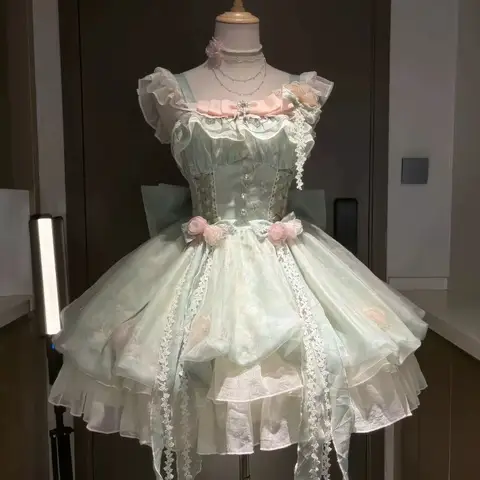 10 best sales grön lolitaklänning - №6