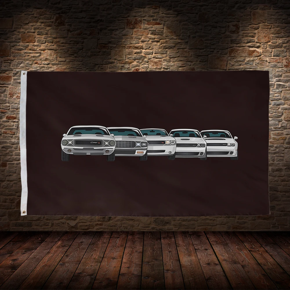 3X5 Ft J-Jdms Racevlag Polyester Bedrukte Auto 'S Vlaggen Voor Kamer Garage Decor