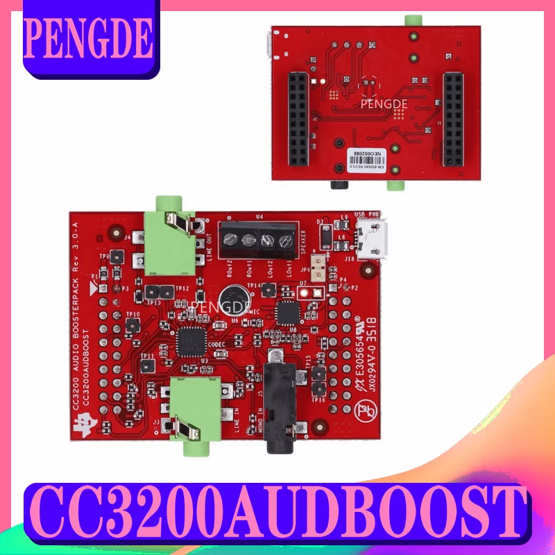 

CC3200AUDBOOST SimpleLink Wi-Fi CC3200 Audio BoosterPack Extension