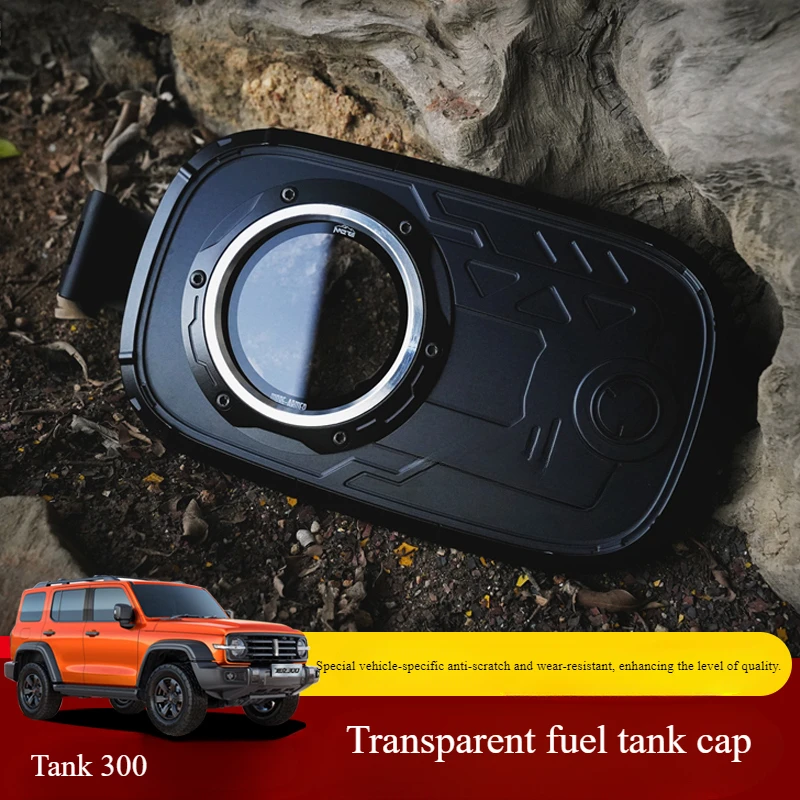 For tank 300 mirror lens fuel tank cap replacement aluminum cnc arming cap