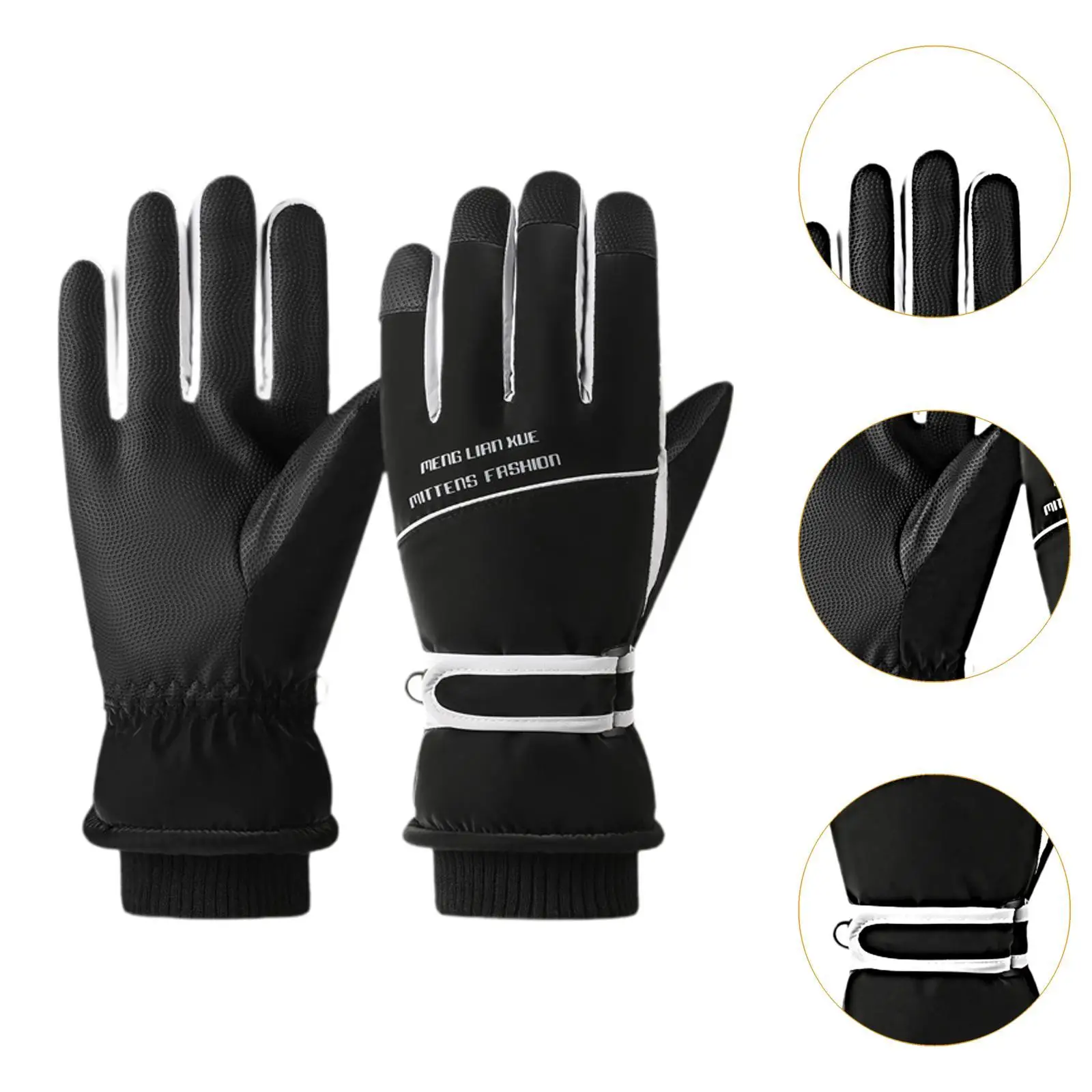 Winter Warm Gloves Thermal Mittens for Work Snowboarding Outdoor Activities