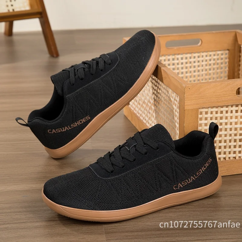 Wide-toed Shoes Men's Fashion Simple Casual Sports Shoes Breathable Comfort Barefoot Shoes Women's Jogging Shoes Walking Shoes