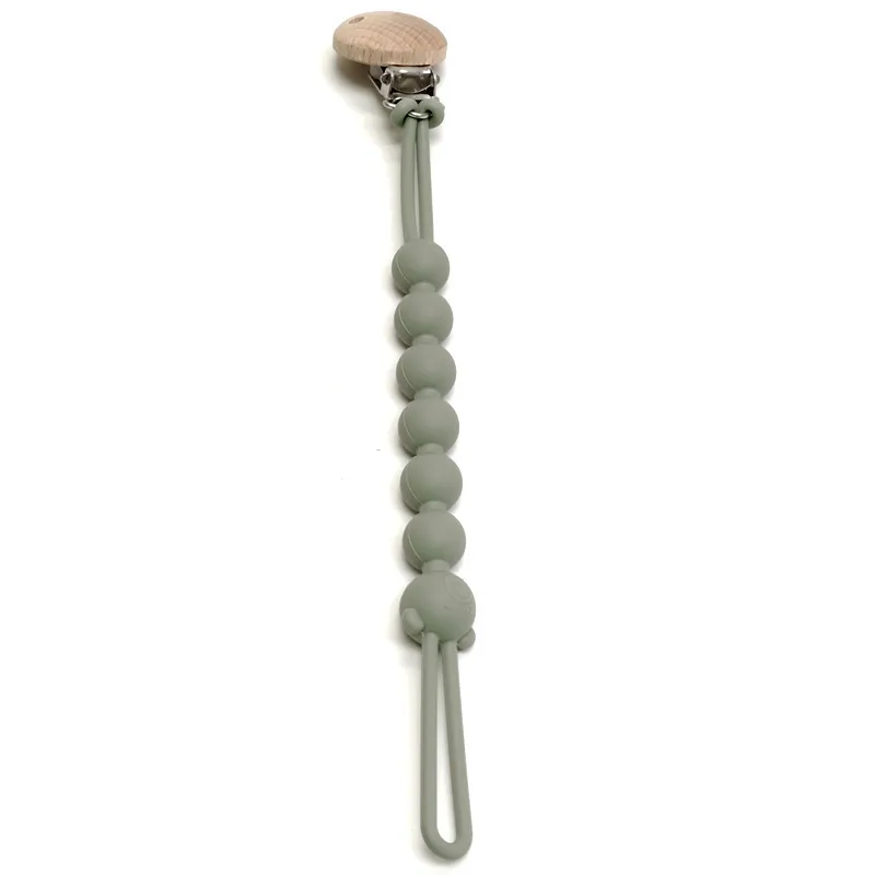 1/9PCS Baby Ein Schnuller Kette Baby Schnuller Lanyard Food Grade Silikon Zahnen Beißring Anti Verloren Schnuller anti Drop Kette – Detail 12