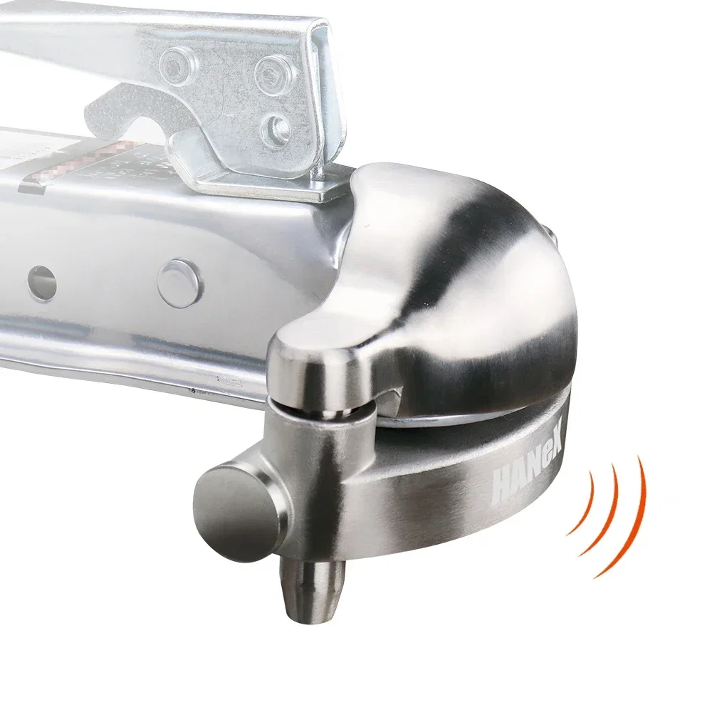 Trailer Lock Heavy Duty Full Protective Helmet Design 18mm Thick U-Bar Stainless Steel Trailer Lock