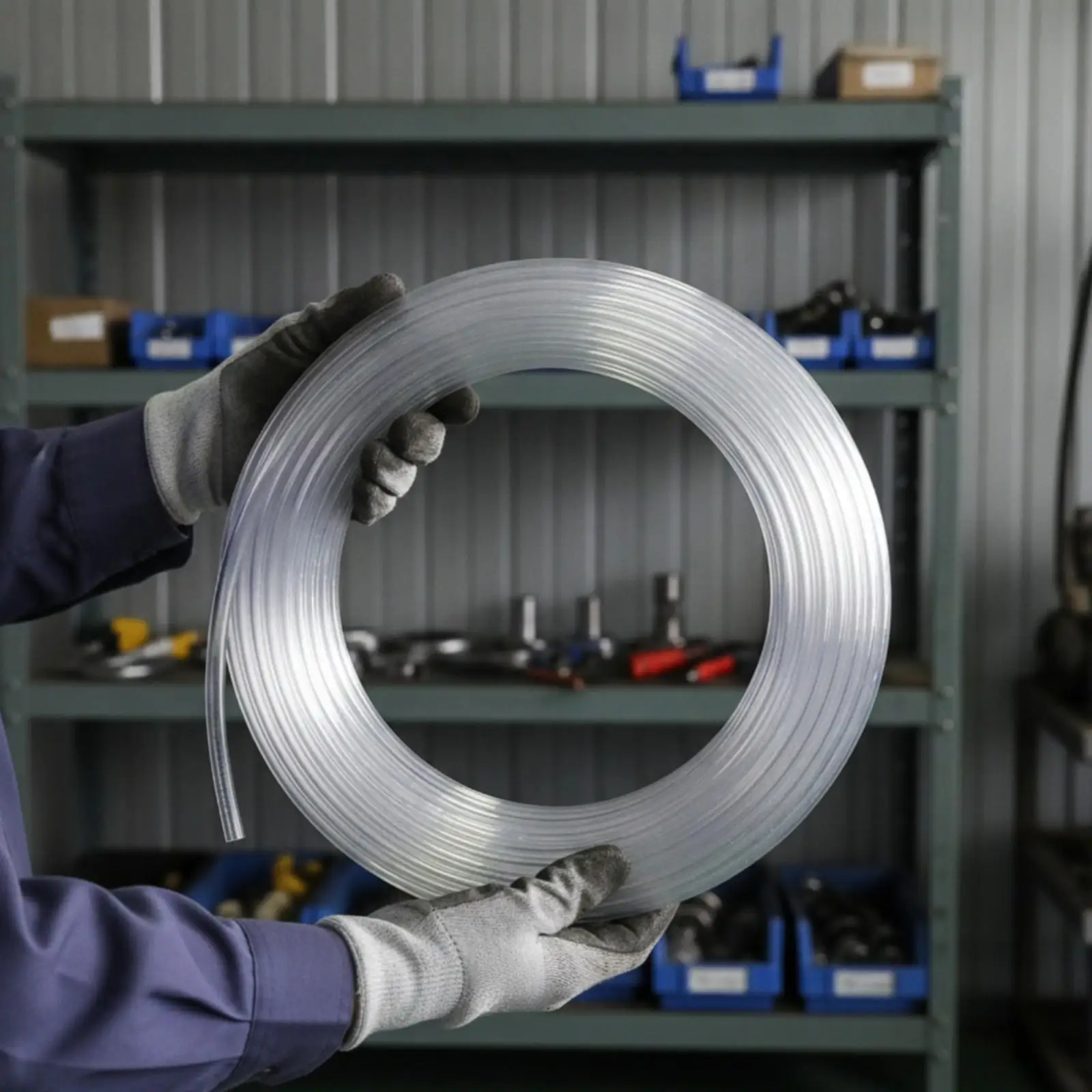 Flexible Transparent PU Pneumatic Hose 50m Air Compressor Tube for Gas Oil Water Conveying Workshop Tools - view 6