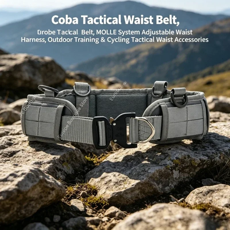 

Adjustable Waist Harness Cobra Tactical Belt MOLLE System Outdoor Training Cycling Tactical Wargame Airsoft Model Gear