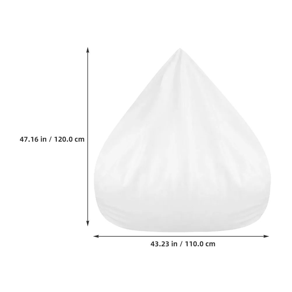 Lazy Sofa Inner Liner Breathable Bean Bag Sleeve Replacement Easy Clean Machine Washable Home Office Outdoor Bean Bag Cover view 2