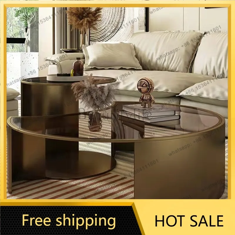 LS Italian light luxury modern simple high and low edge combination creative personalized glass size combination