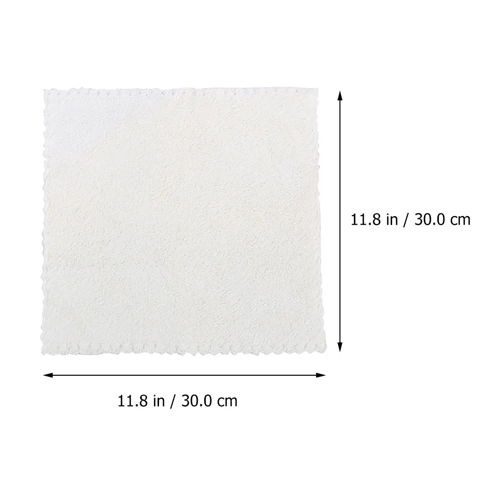 

12 Pcs Coral Fleece Towels Polyester Square Bath Hand Shower Absorbent Newborn Scarf Anti Wrinkle Wear Resistant Eco Friendly