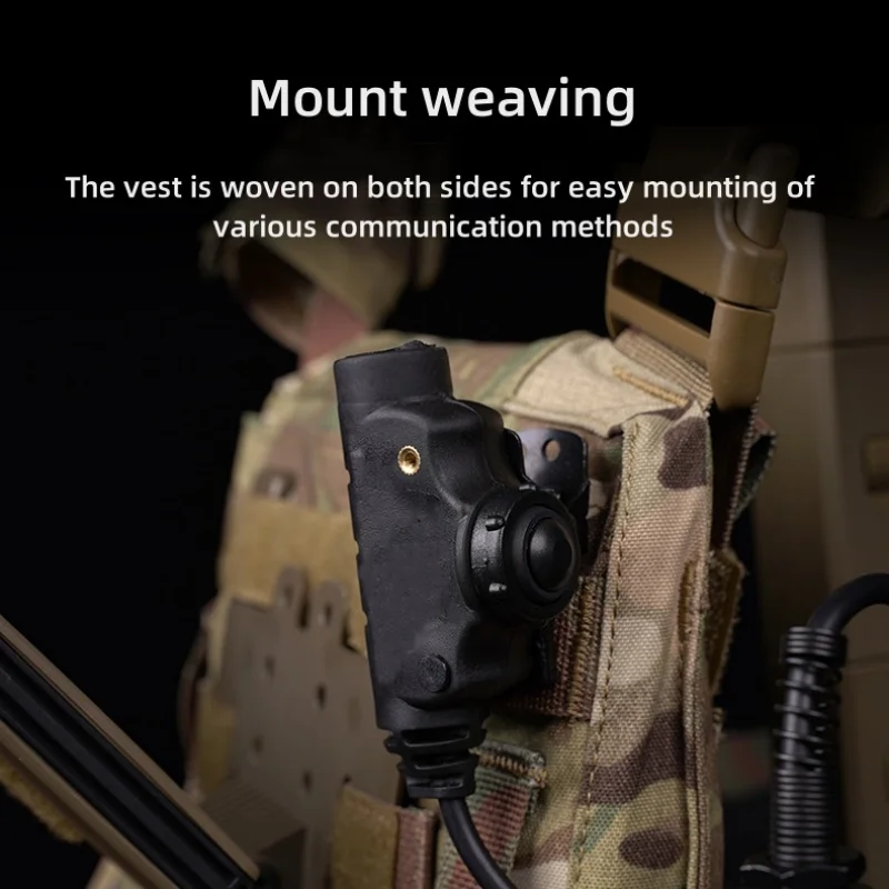 Outdoor Hunting AVS MBAV Trapezoidal Quick Detachable Tactical Vest Breathable and Convenient Tactical Exercise Props Clothing