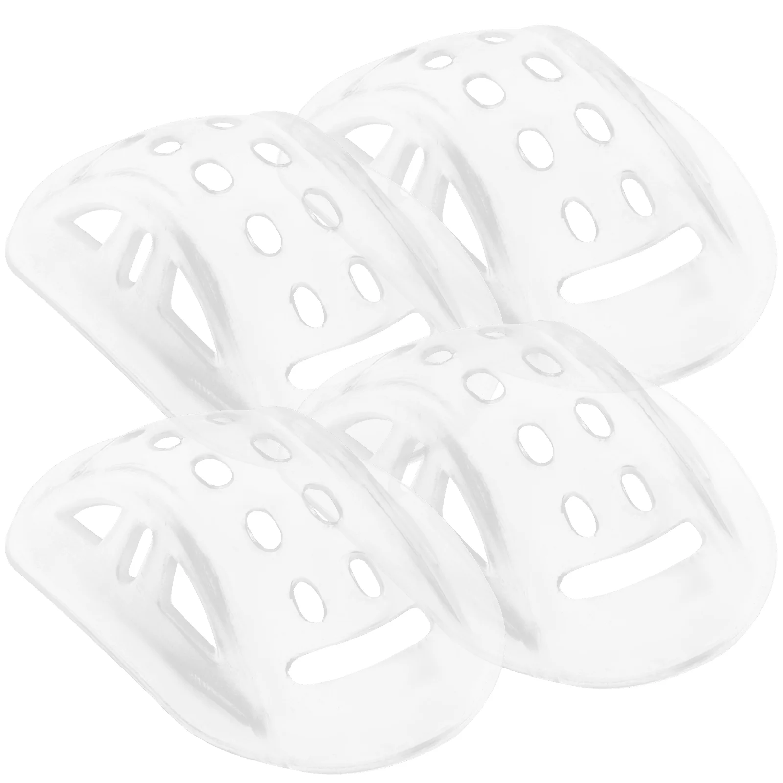 

4 Pcs Chin Rest Skiing Accessories Safety Pad Odorless Protector Pads Guards Pp Softball Cup for Hardhat