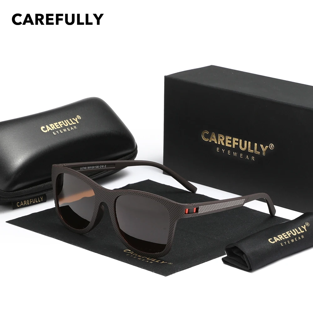Carefully 2025 Polarized Sunglasses For Men Women Sun Glasses with UVA&B Protection Comfort Eyewear Accessory