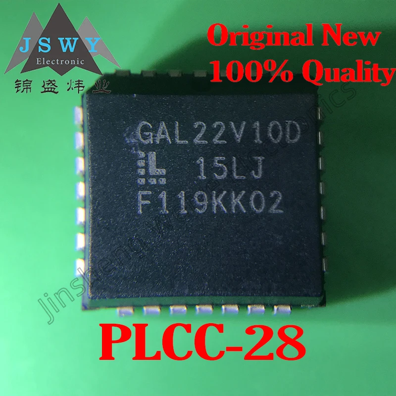 

(2/10 pieces) GAL22V10D GAL22V10D-15LJ PLCC28 10 Macrocell General Purpose Array Logic SPLD 100% New Original Stock Chipset