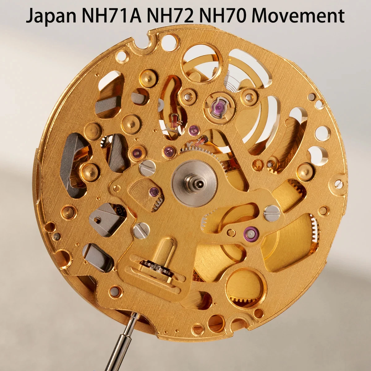 Skeleton Automatic Movement Watch Core NH70 NH71 NH72A Original High Accuracy Mod Replacement Parts